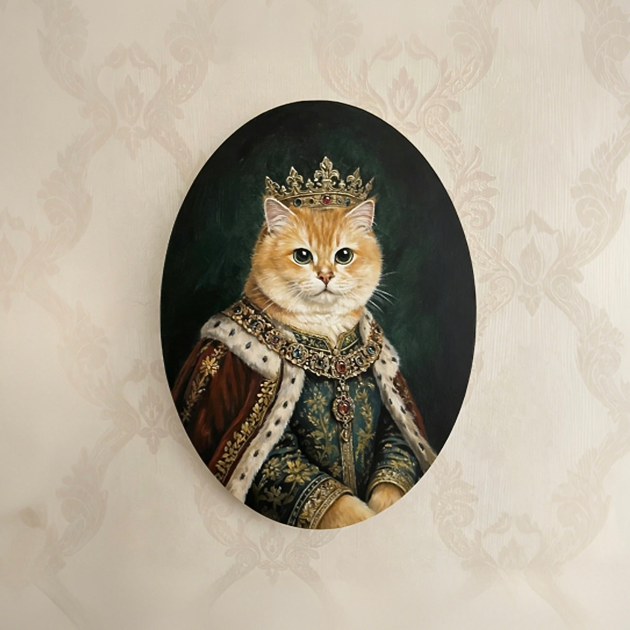 Custom Renaissance Pet Portrait | Vintage Royal Pet Painting
