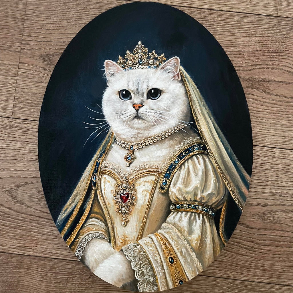 Custom Renaissance Pet Portrait | Vintage Royal Pet Painting