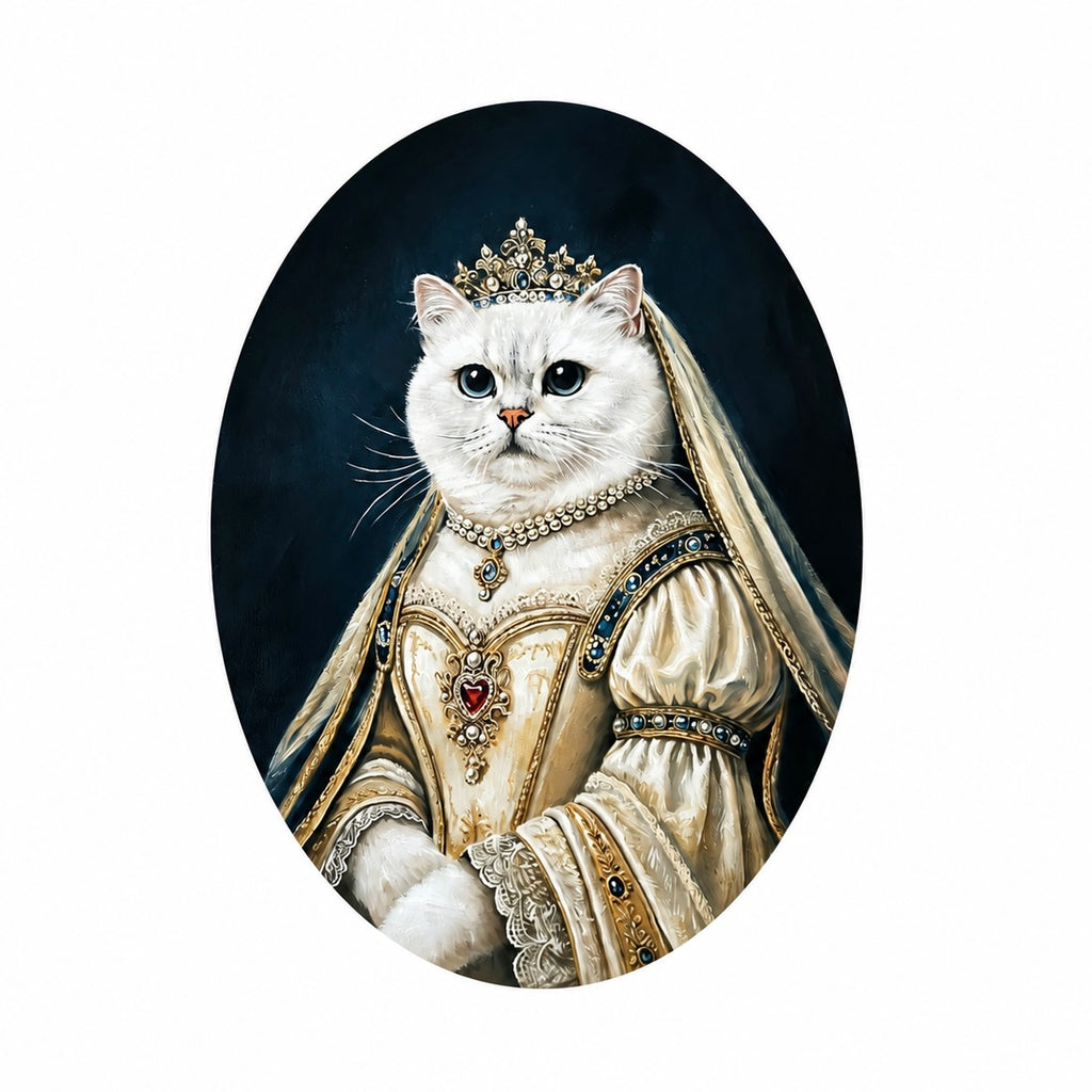 Custom Renaissance Pet Portrait | Vintage Royal Pet Painting