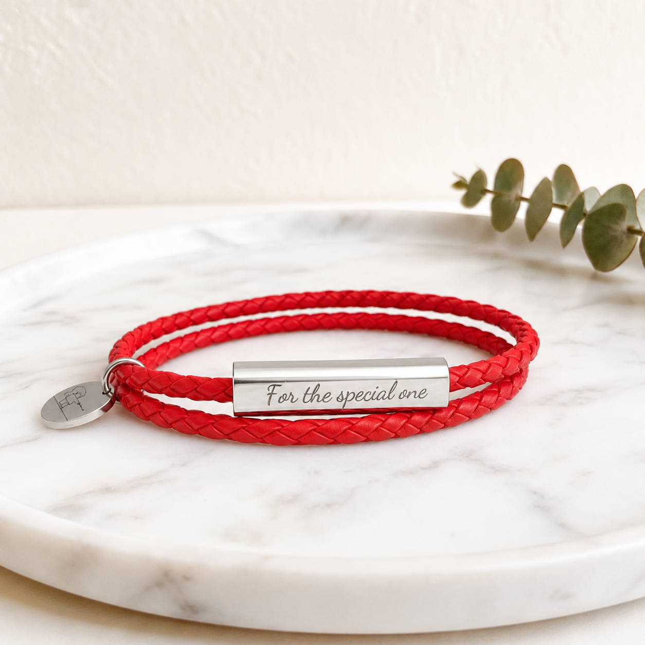 Custom Pet Photo Bracelet with Personalized Message