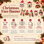 Custom Christmas Face Banner personalization and customization guide