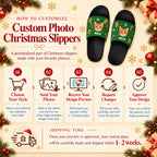 Custom Photo Christmas Slippers personalization and customization guide