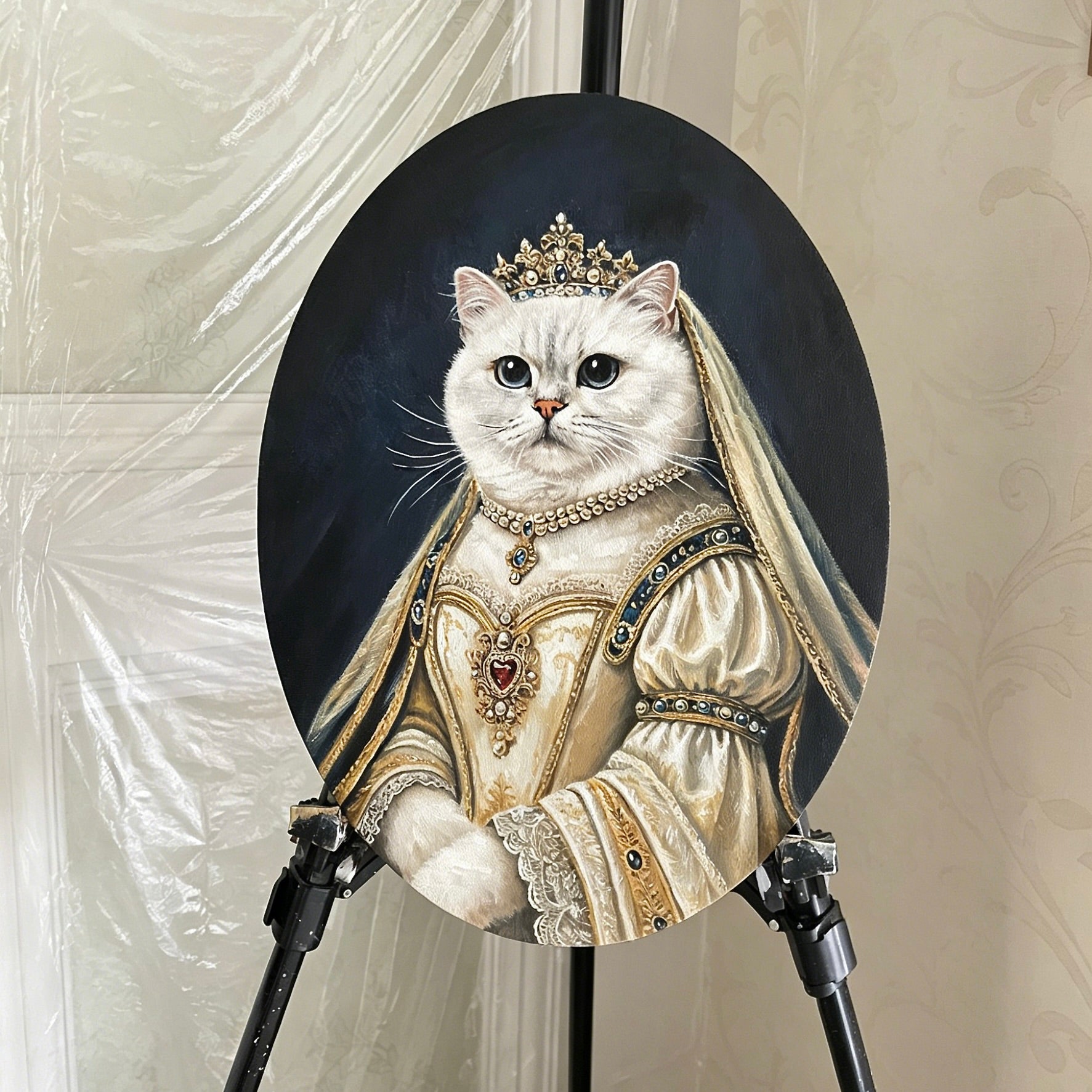 Custom Renaissance Pet Portrait | Vintage Royal Pet Painting