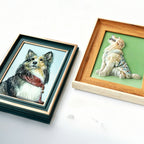 Memopaw custom 3D pet portrait relief sculpture ready for gifting in premium secure packaging, a comforting memorial gift for pet loss.