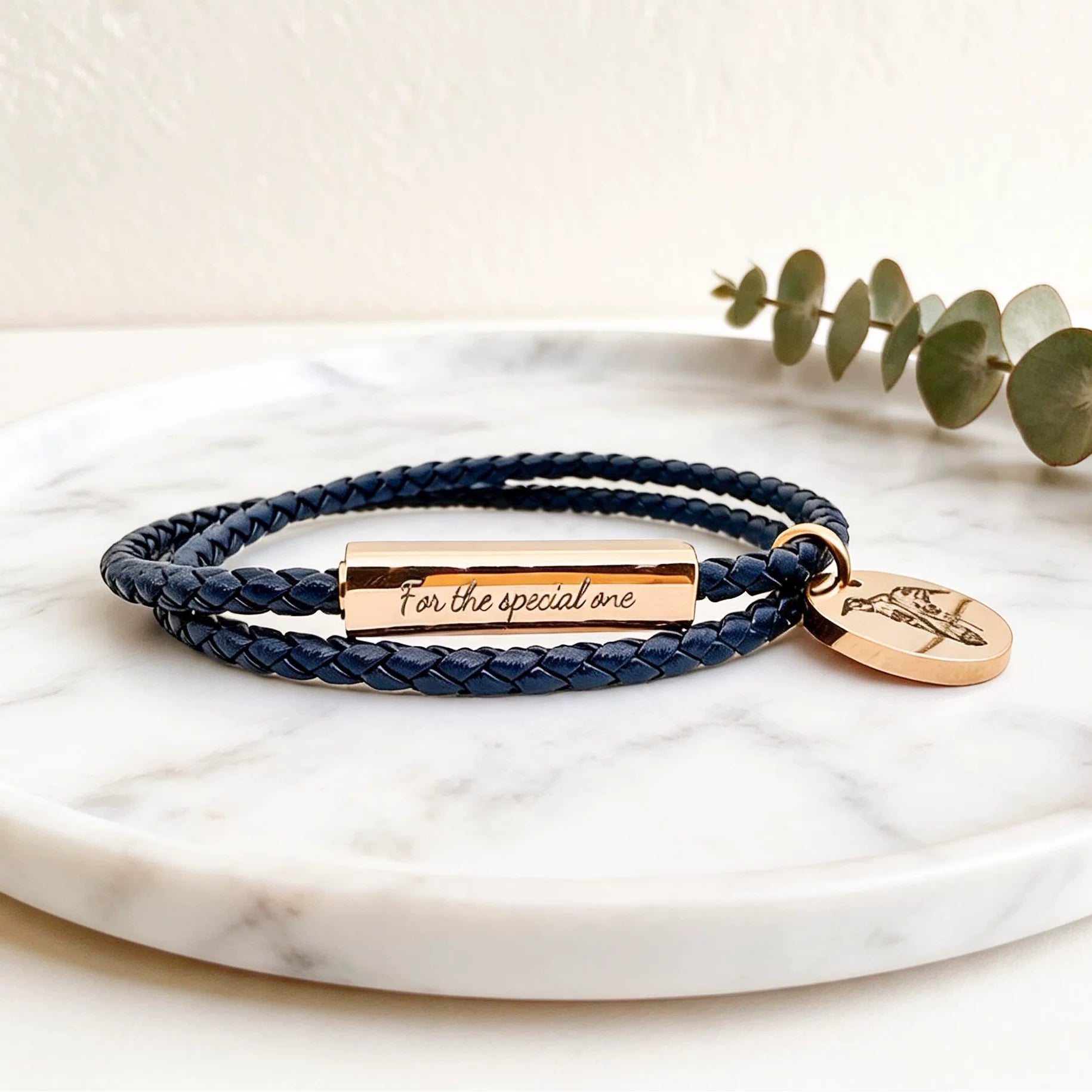 Custom Pet Photo Bracelet with Personalized Message