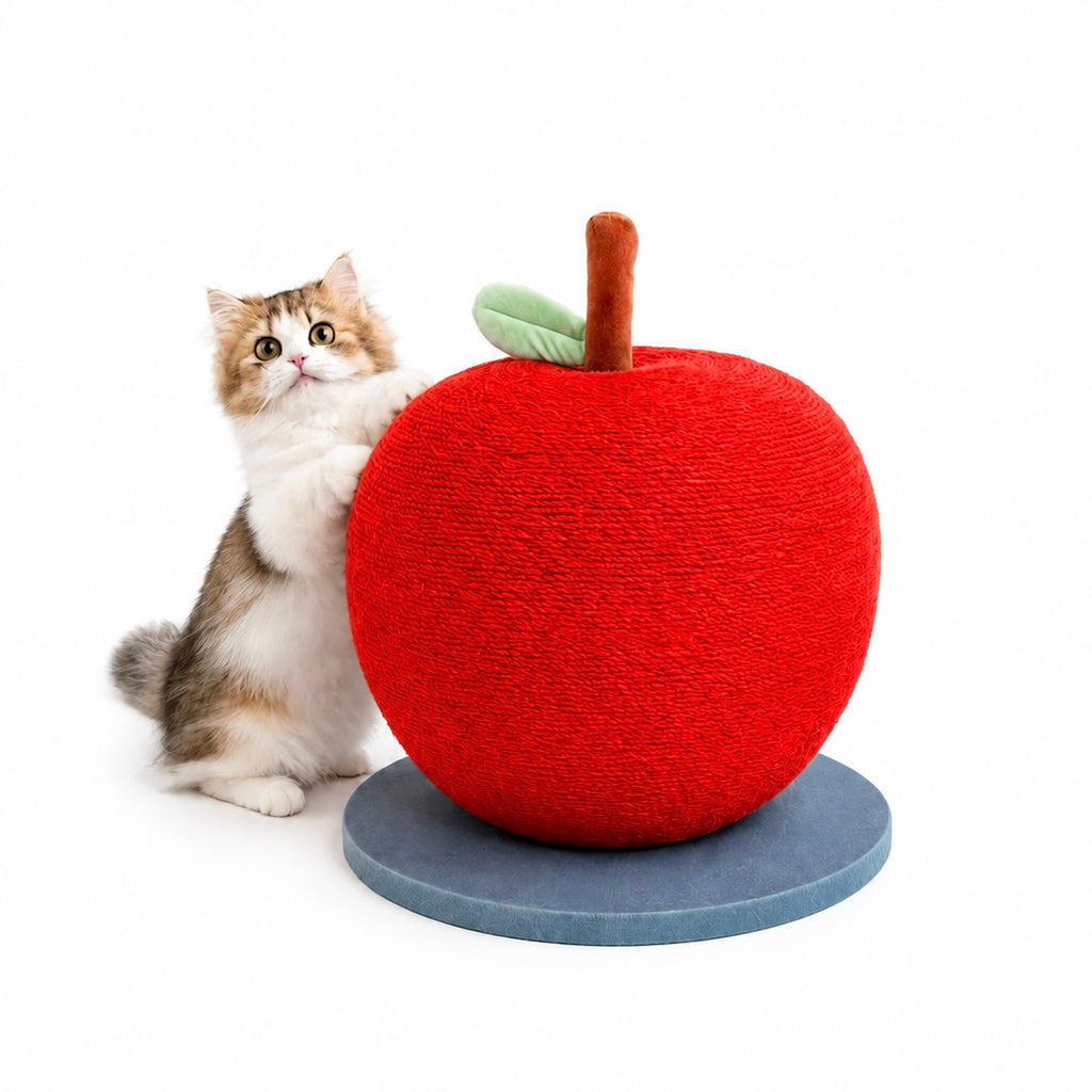 Apple cat scratching post for indoor cats