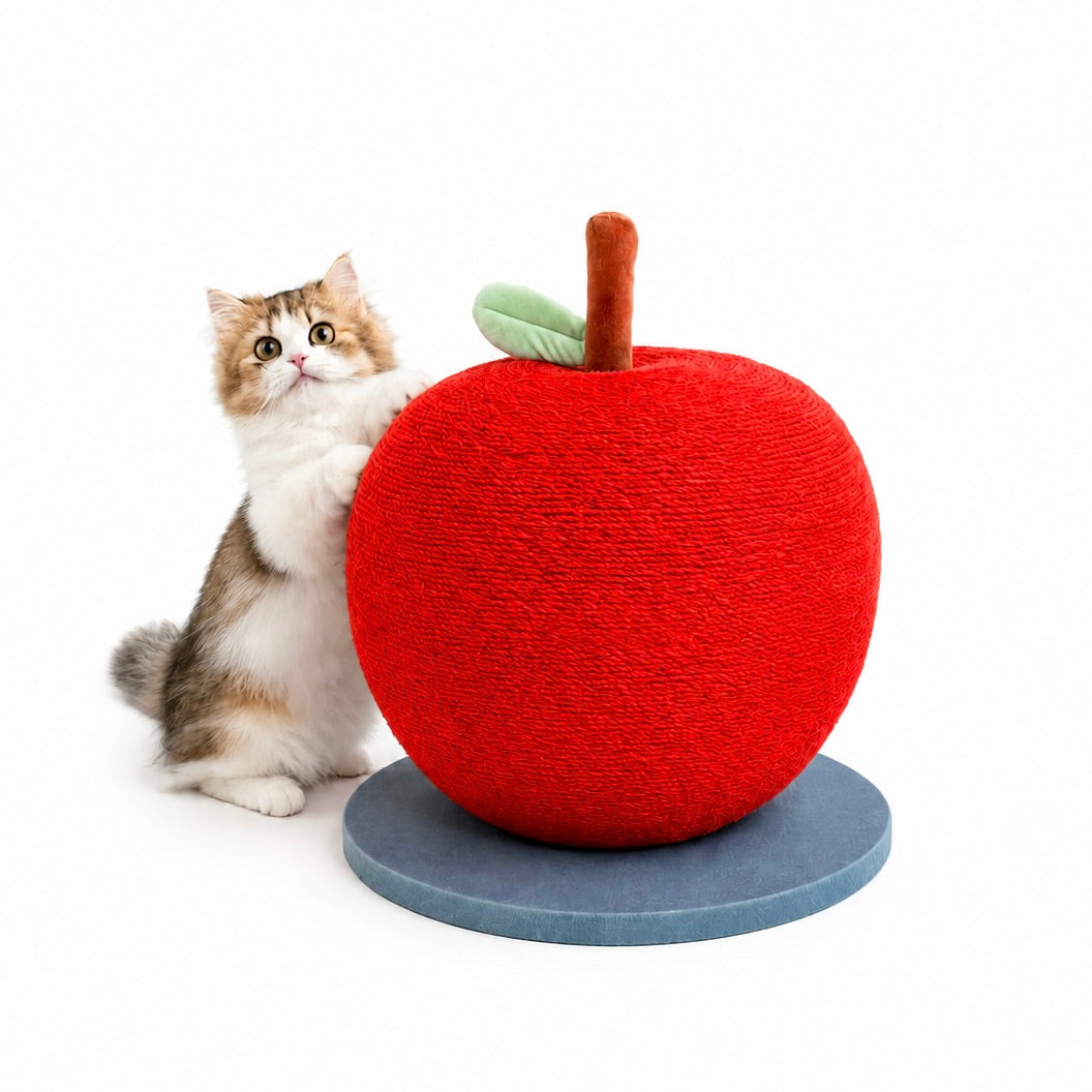 Apple cat scratching post for indoor cats