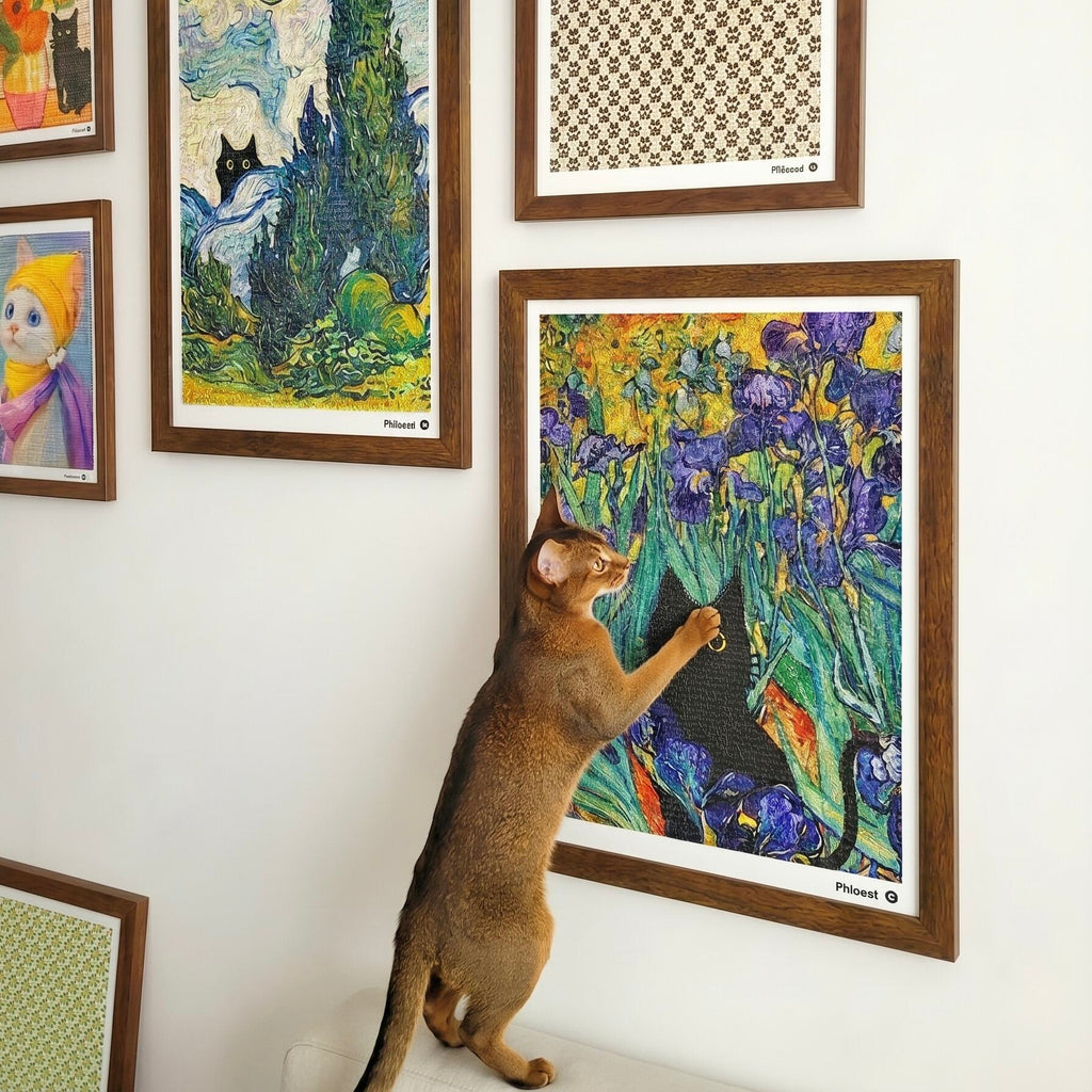 Natural sisal cat scratch board for indoor cats