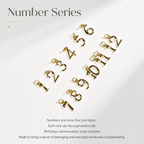 Lucky number charms for personalized pet keepsake jewelry