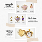 Vintage photo locket charm for pet lovers